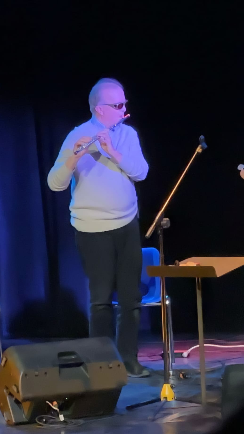 Photo du flutiste Noël HALLE lors d'un concert